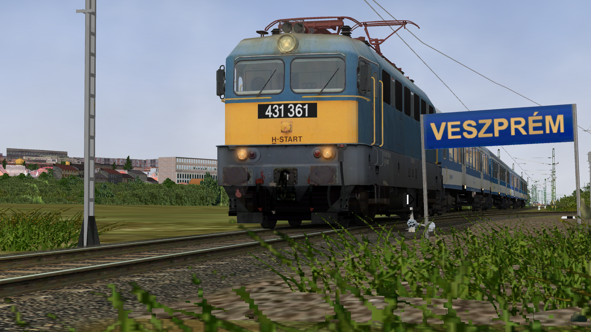 969-es Sebesvonat Veszprém - Budapest Déli között